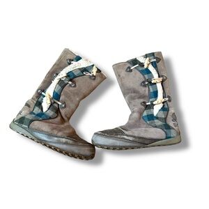 Sorel Suka II Shearling Winter Boots Women’s Size 9.5 Brown Suede‎ Toggle Side